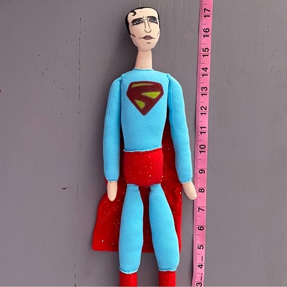 💥SUPERMAN💥 17” PLUSH Handmade CUSTOM Collectible ONE-OF-A-KIND - Picture 17 of 17